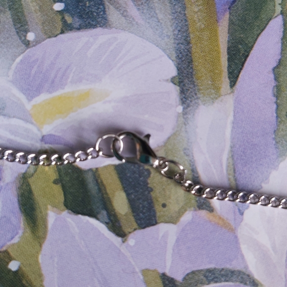 Wish / Dandalion Flowers Necklace - Picture 5 of 5